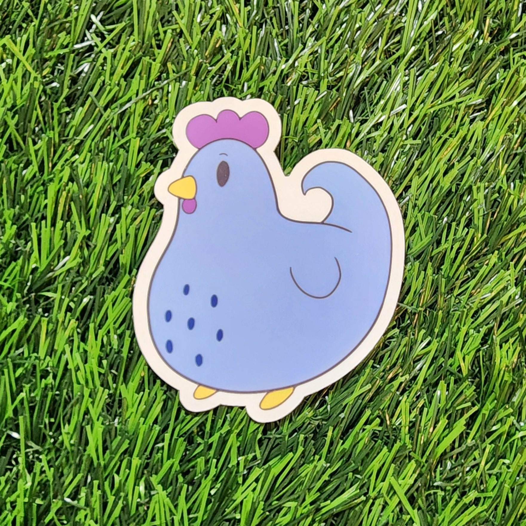 Blue Chikim Friend Sticker