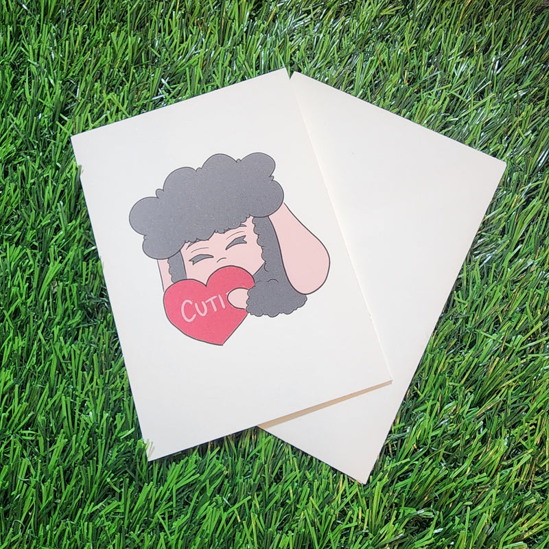 Cutie Blank Greeting Card