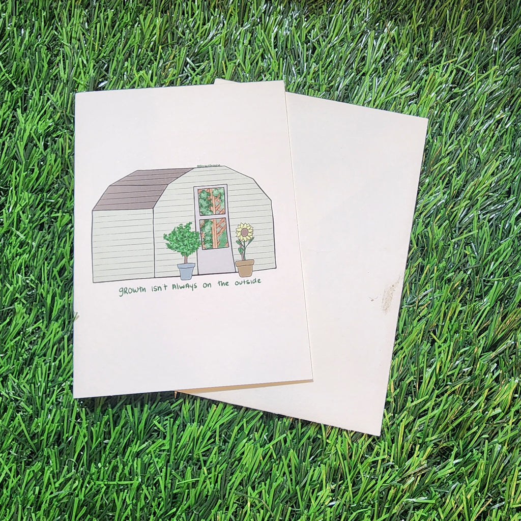 Cozy Greenhouse Greeting Card