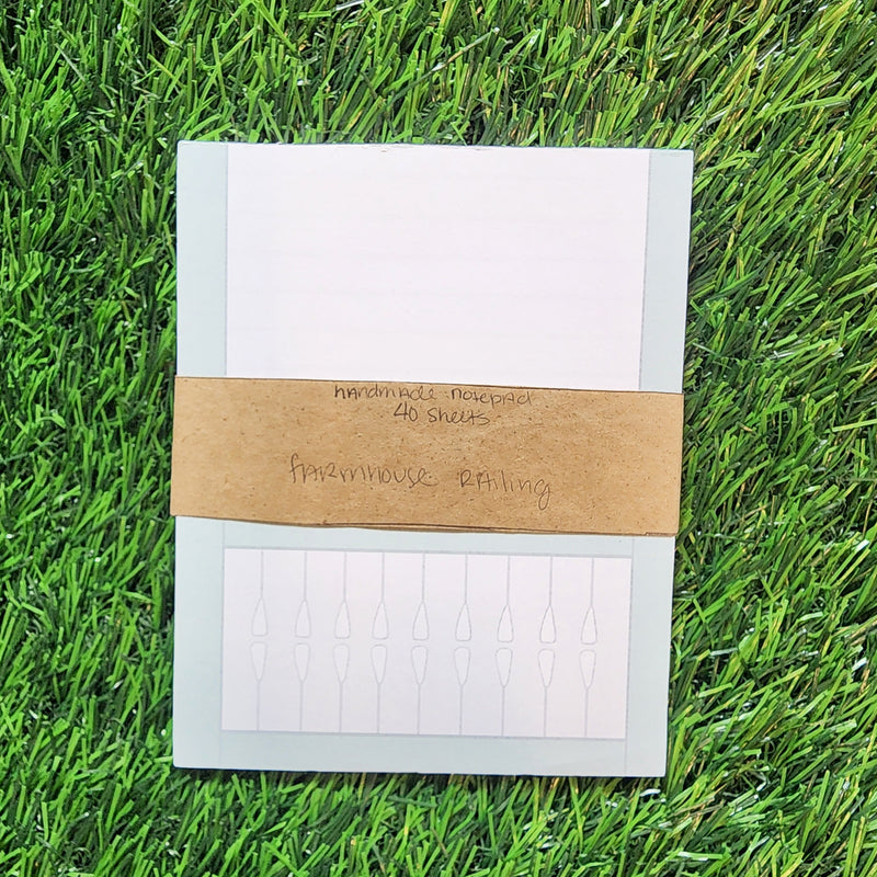 Farmhouse Rail Notepad