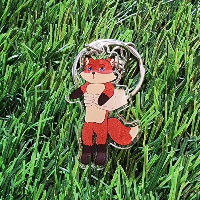Loong Fox Acrylic Charm