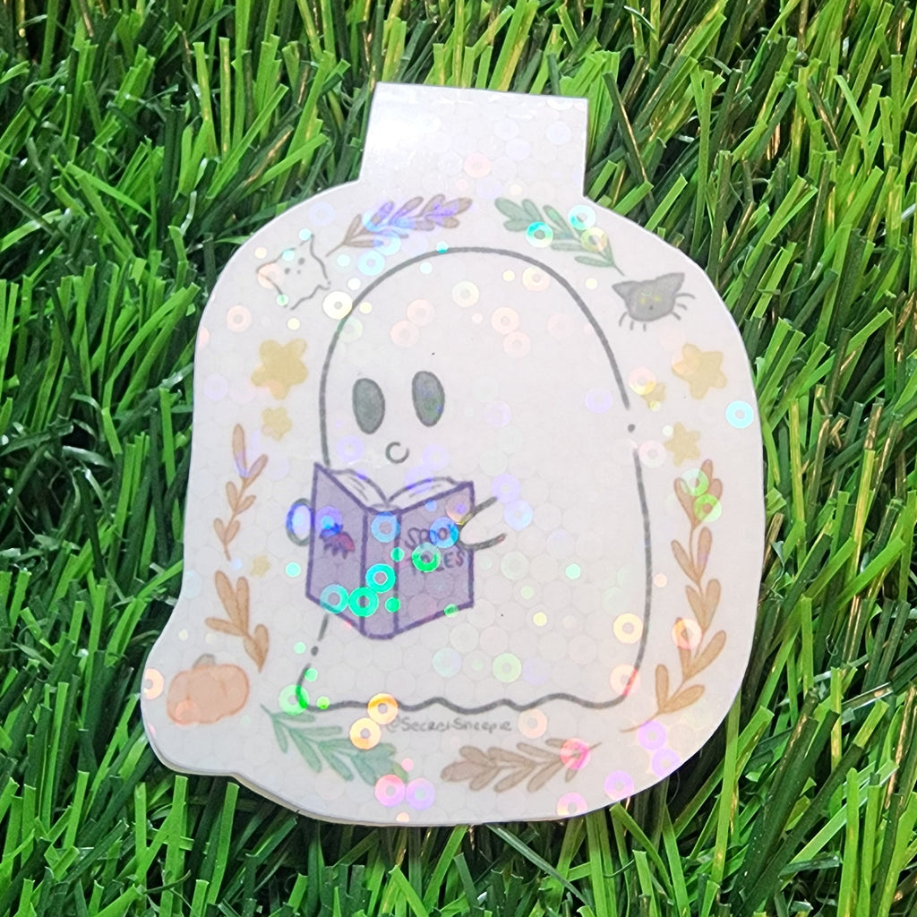 Ghostie Bookworm Magnetic Bookmark