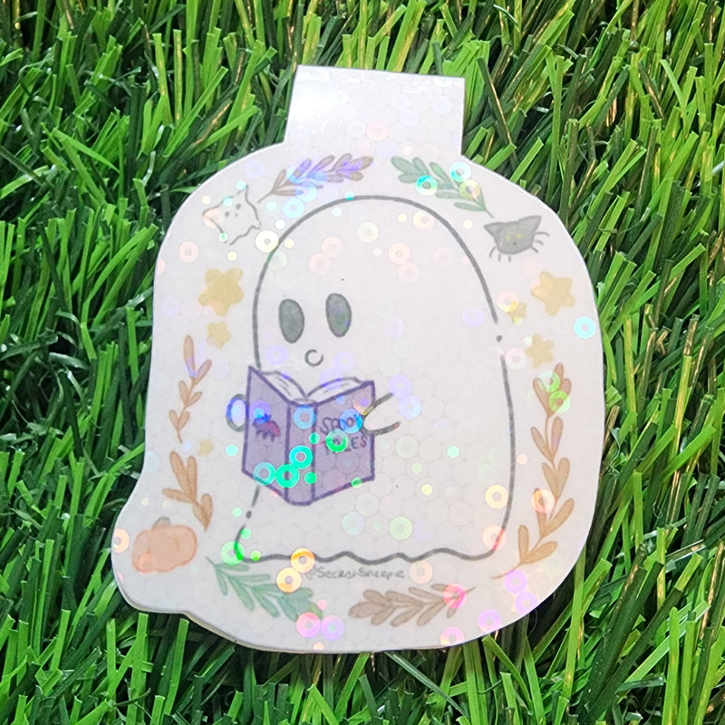 Ghostie Bookworm Magnetic Bookmark