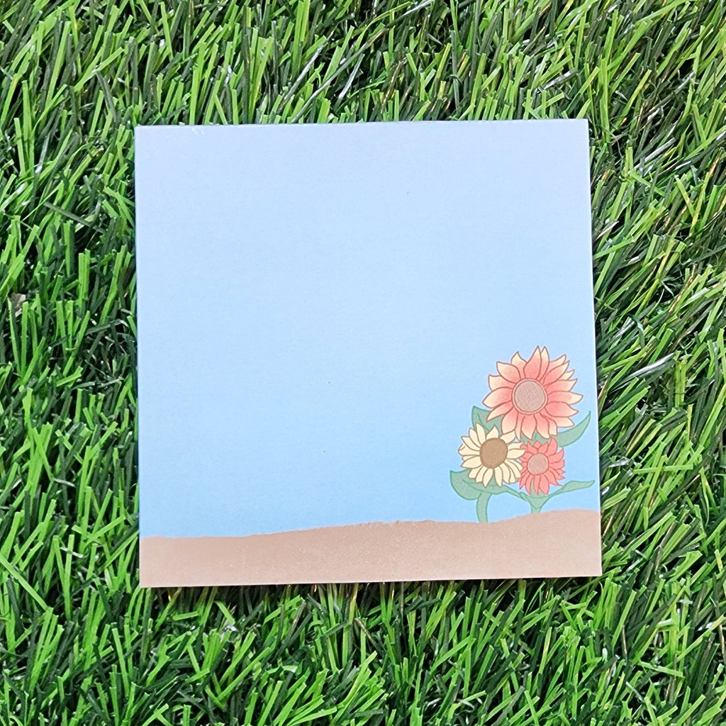 Sunflower Cozy Memo Pad
