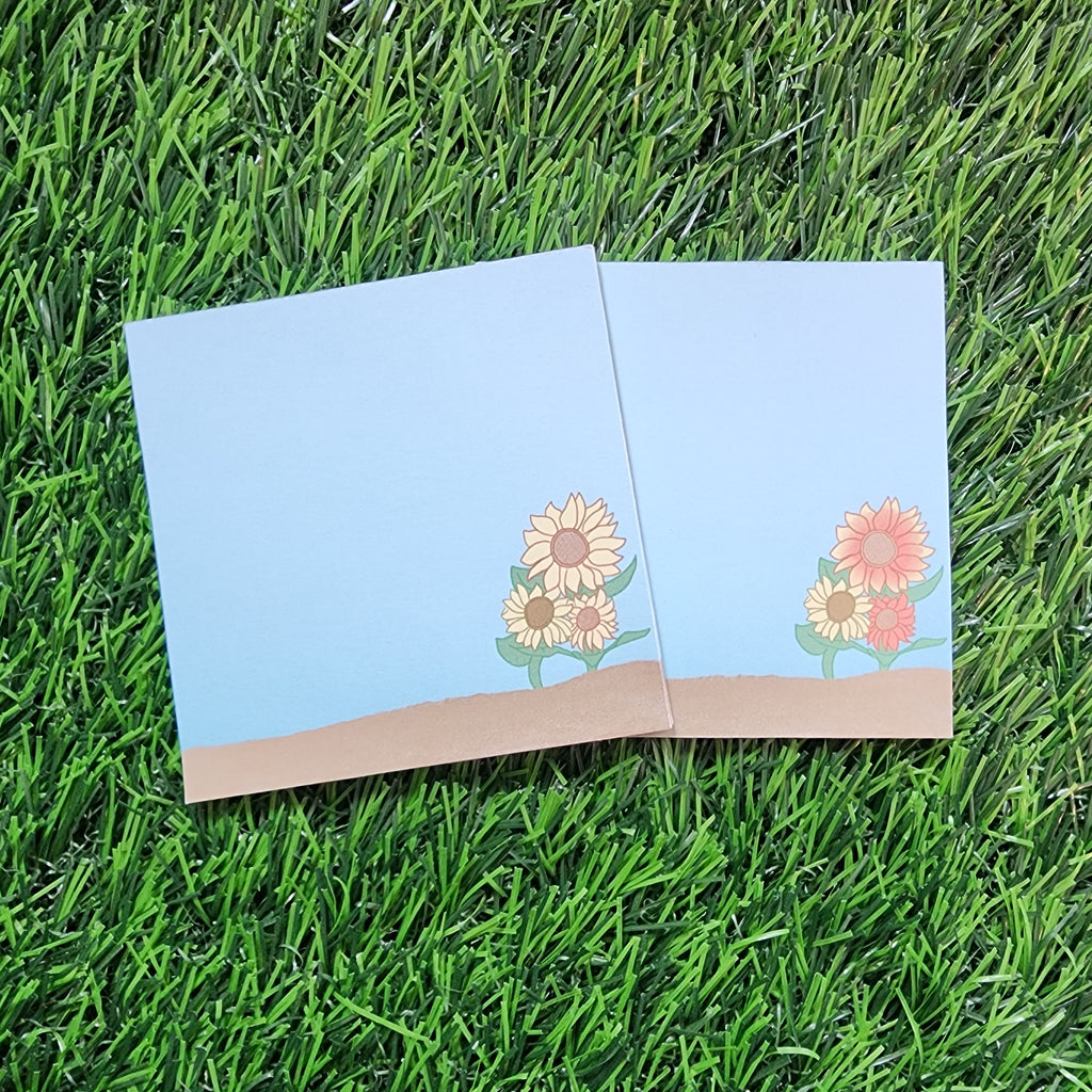 Sunflower Cozy Memo Pad