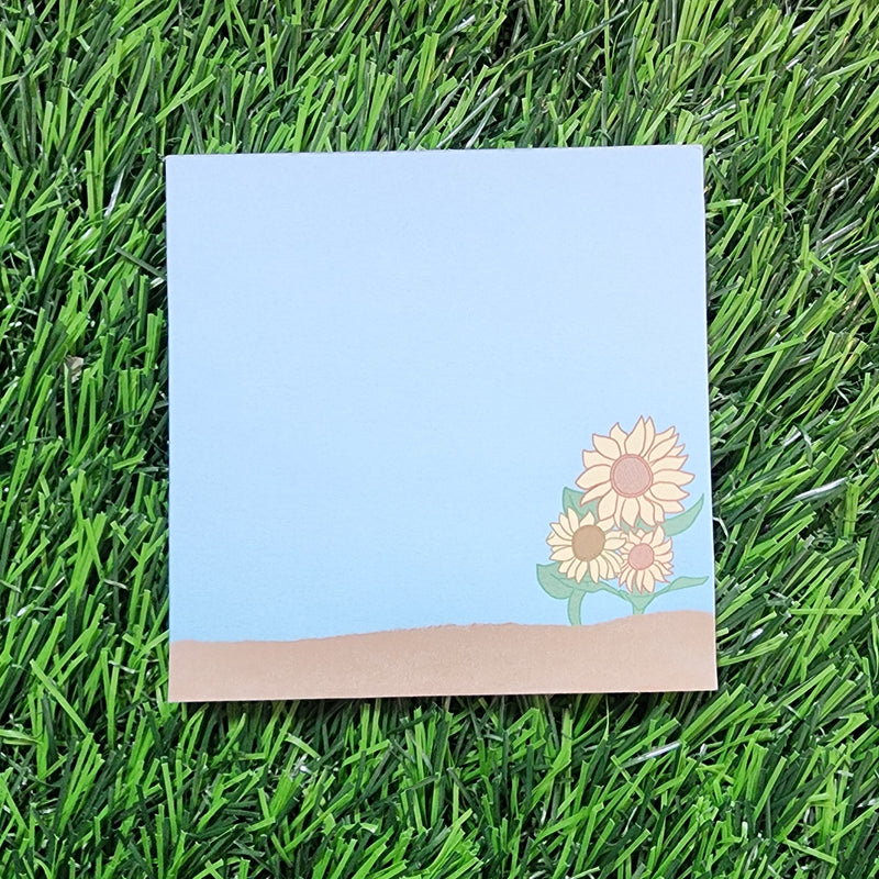 Sunflower Cozy Memo Pad