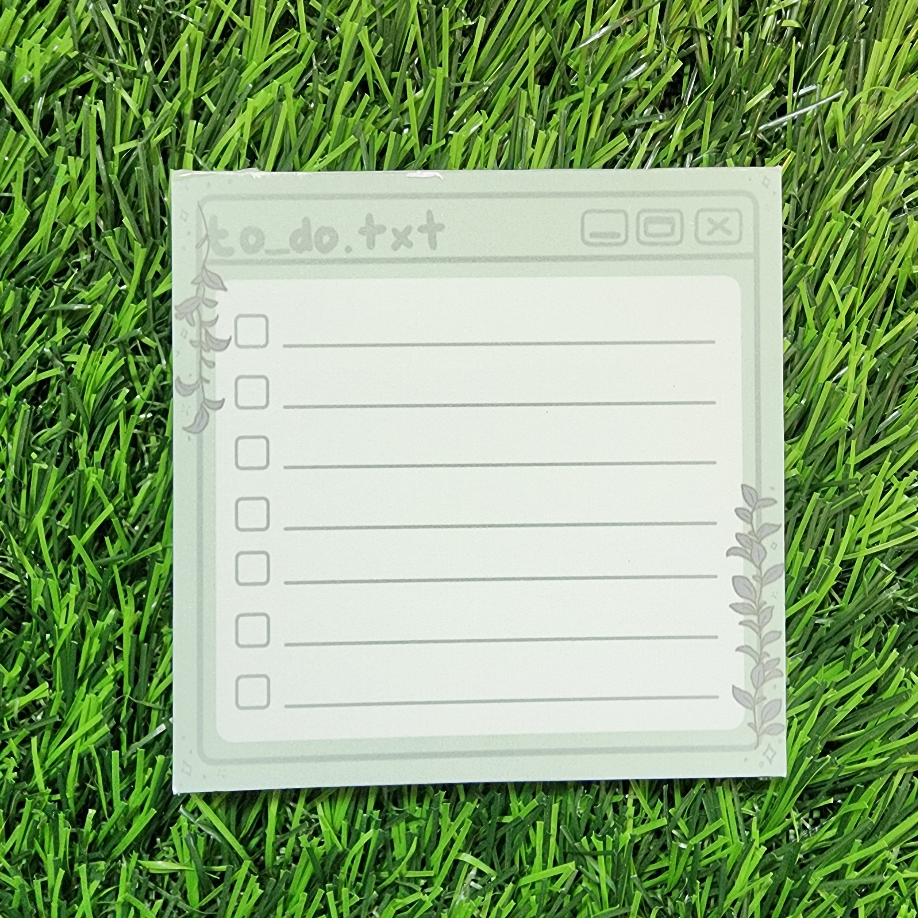 Green To Do Memo Pad