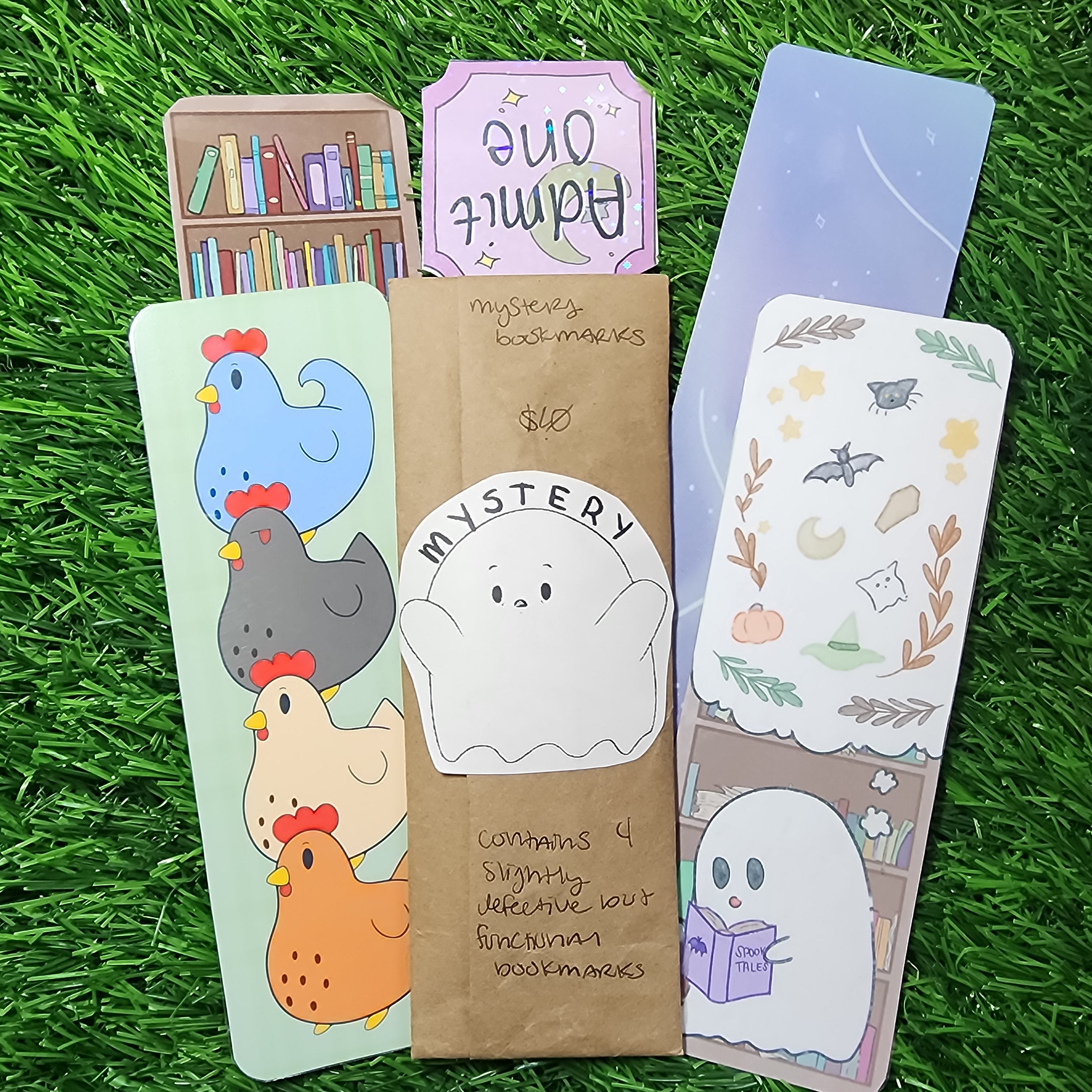 Mystery bookmarks