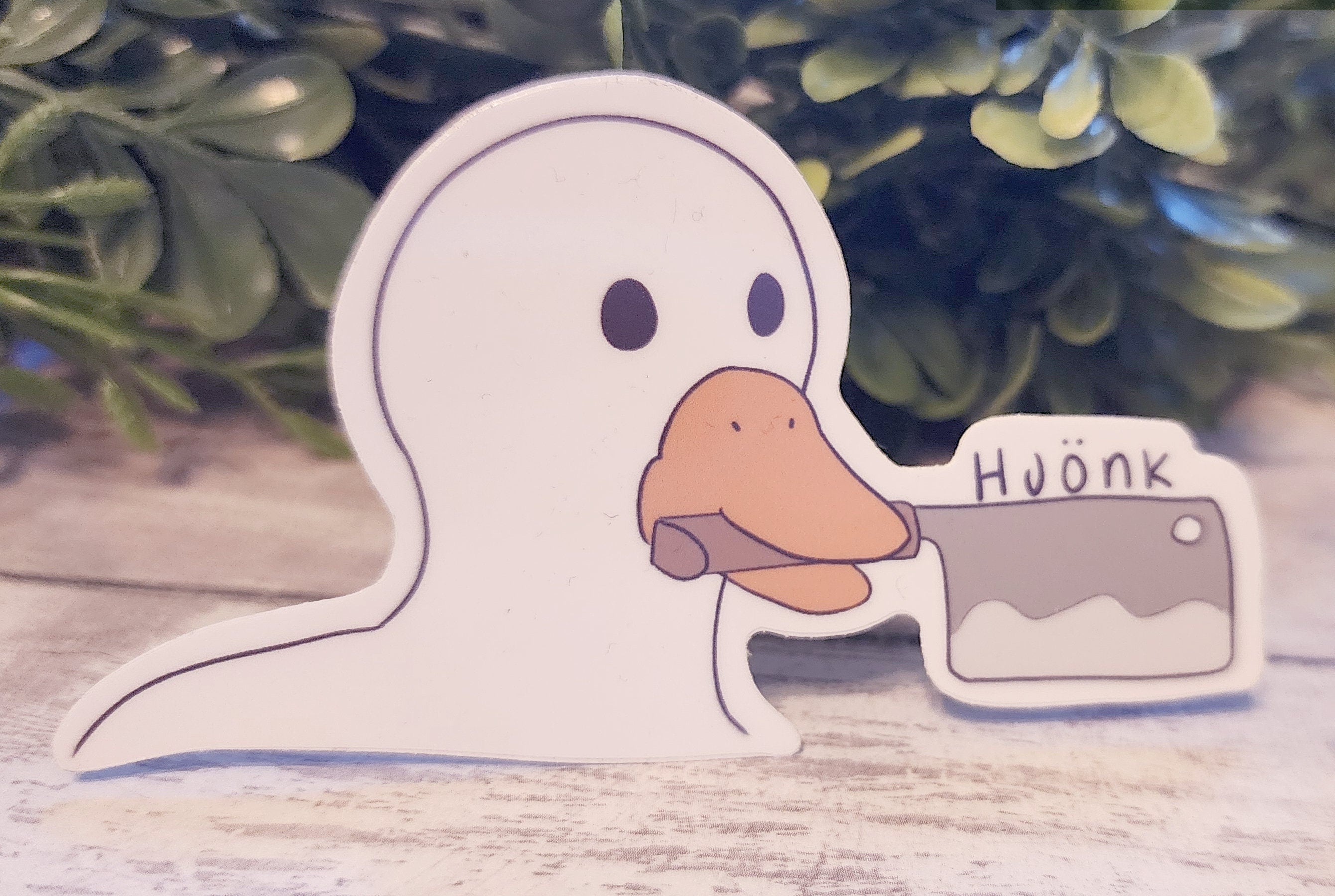 Hjonk  Goose Sticker