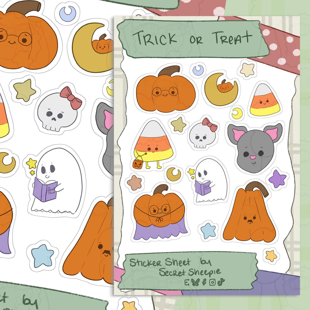 Trick-Or-Treat Sticker Sheet