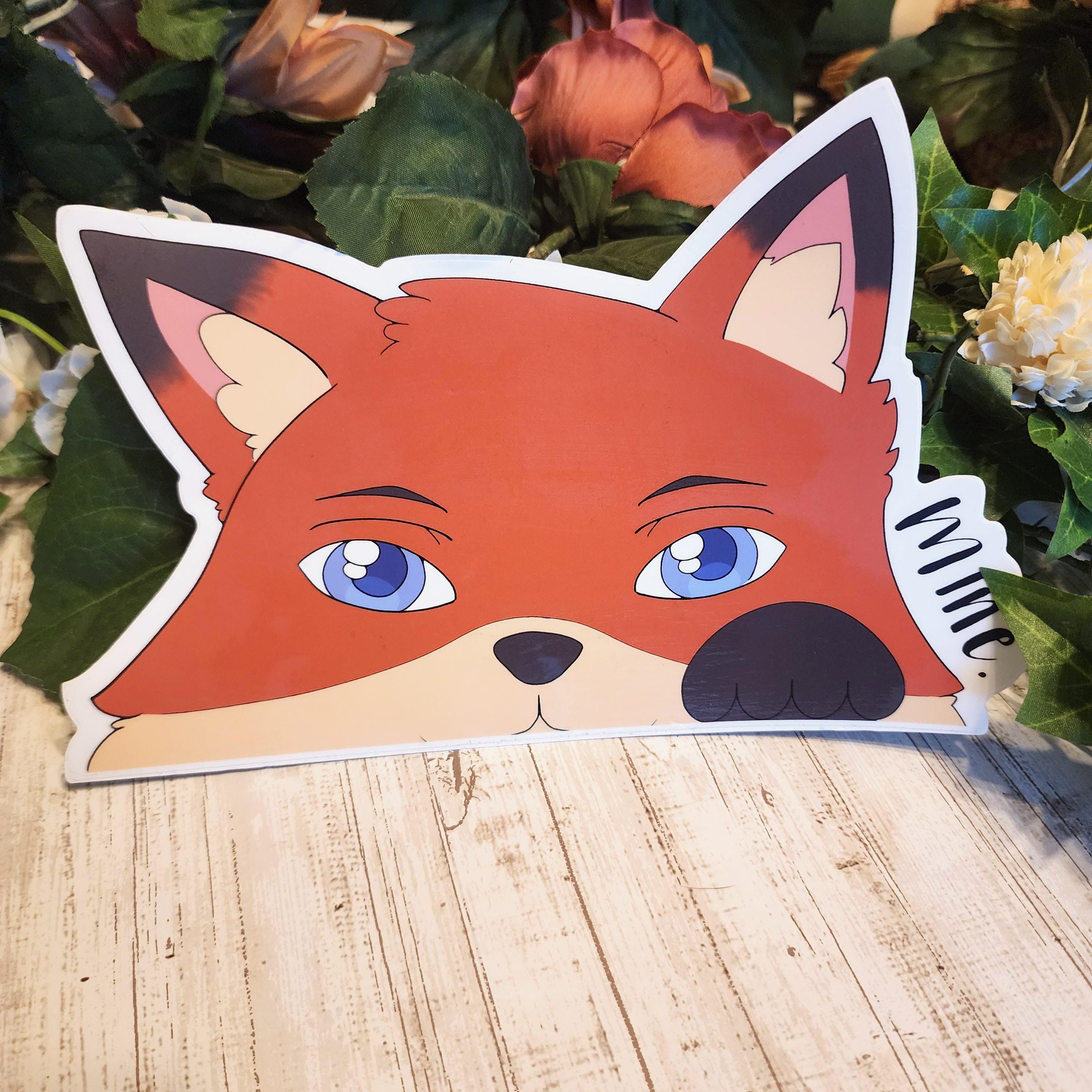 Foxy "Mine" Peeker Sticker