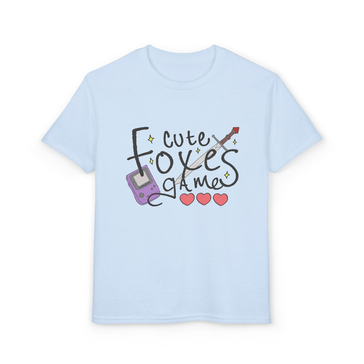 Cute Foxes Game Youth T-Shirt