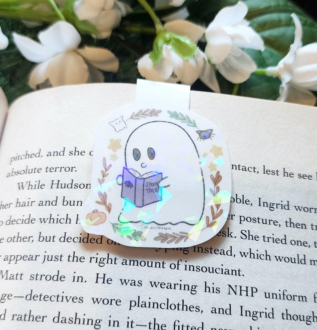 Ghostie Bookworm Magnetic Bookmark