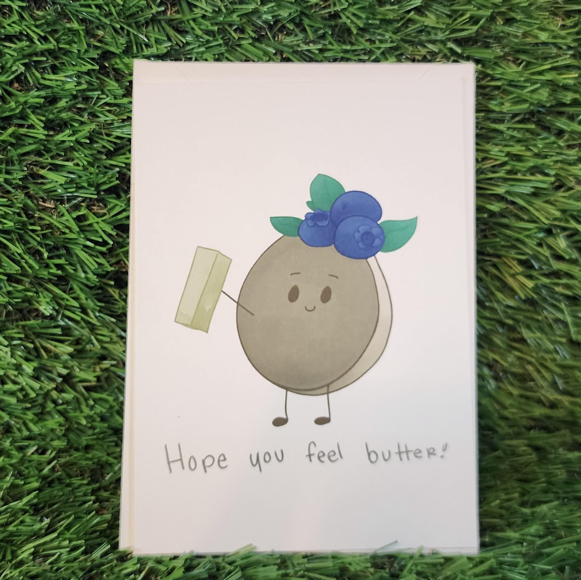 Hope You Feel Butter Greeting Card