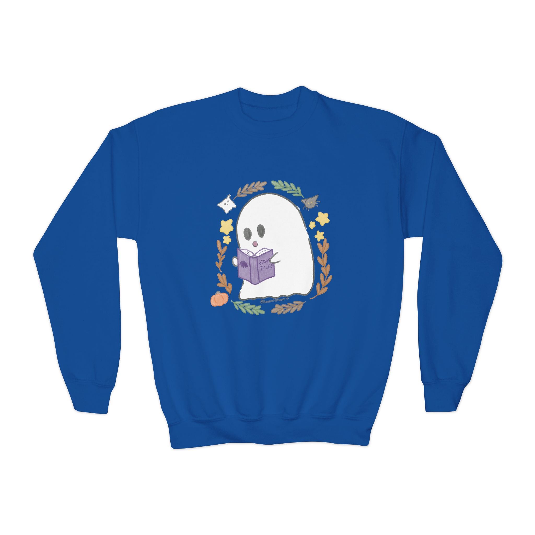 Ghostie Bookworm Youth Crewneck