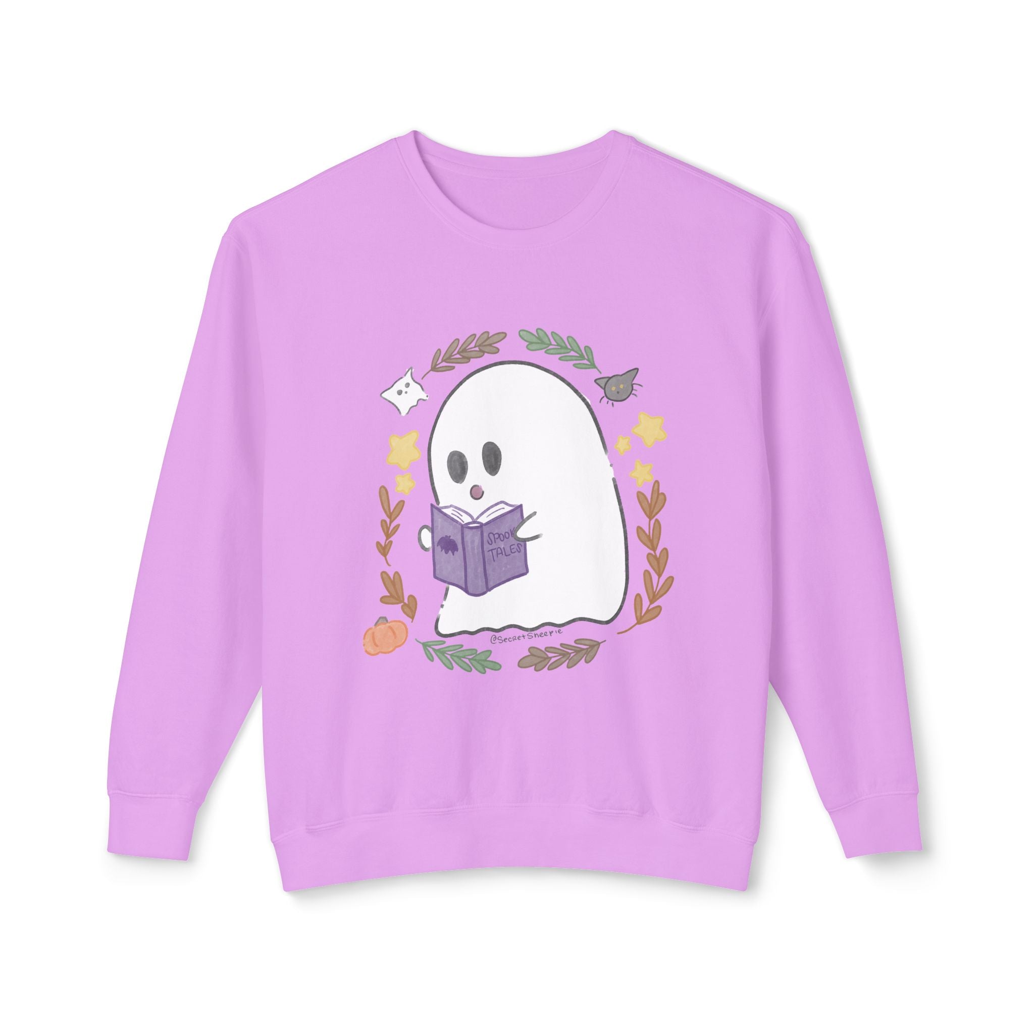 Ghostie Bookworm Cozy Crewneck