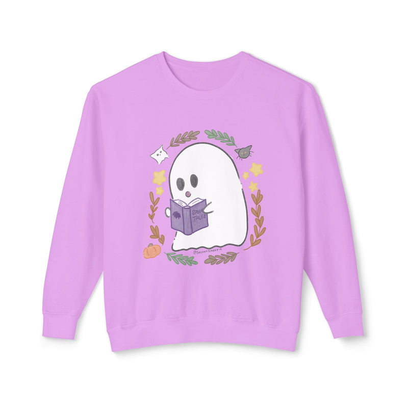 Ghostie Bookworm Cozy Crewneck
