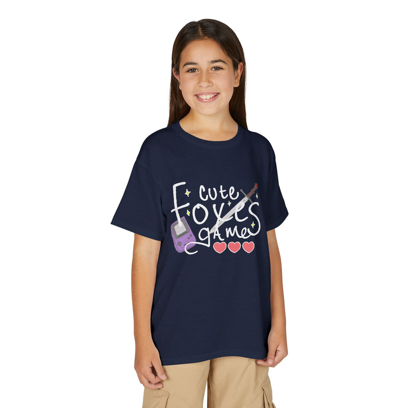 Cute Foxes Game Youth T-Shirt