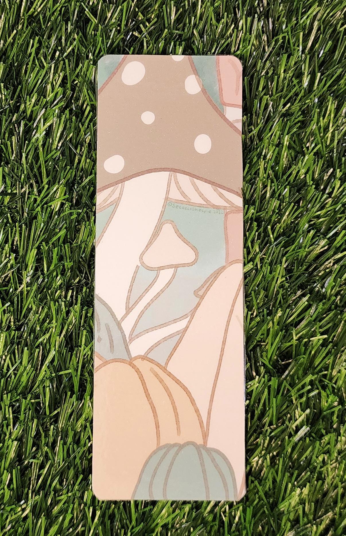 Mushroom Pumpkin Bookmark