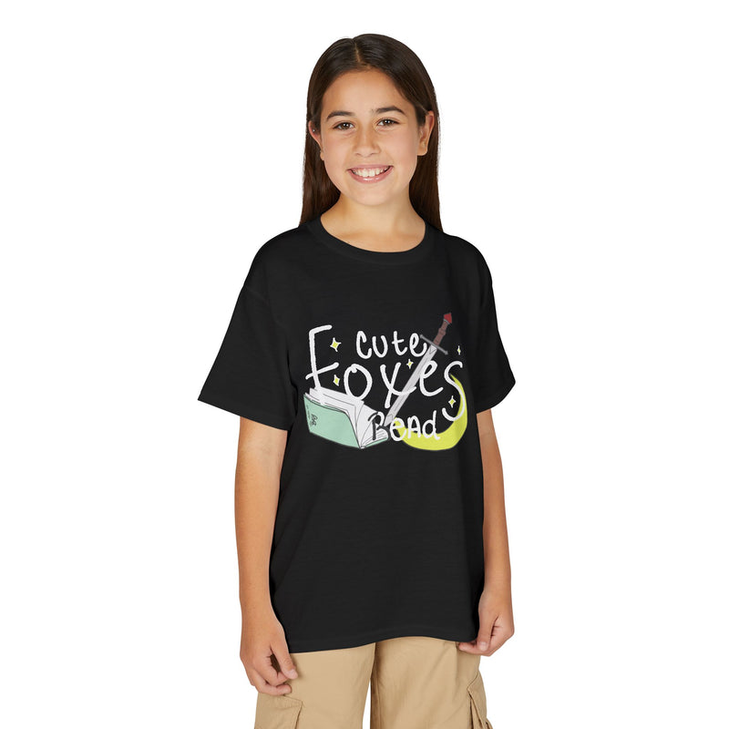 Cute Foxes Read Youth T-Shirt