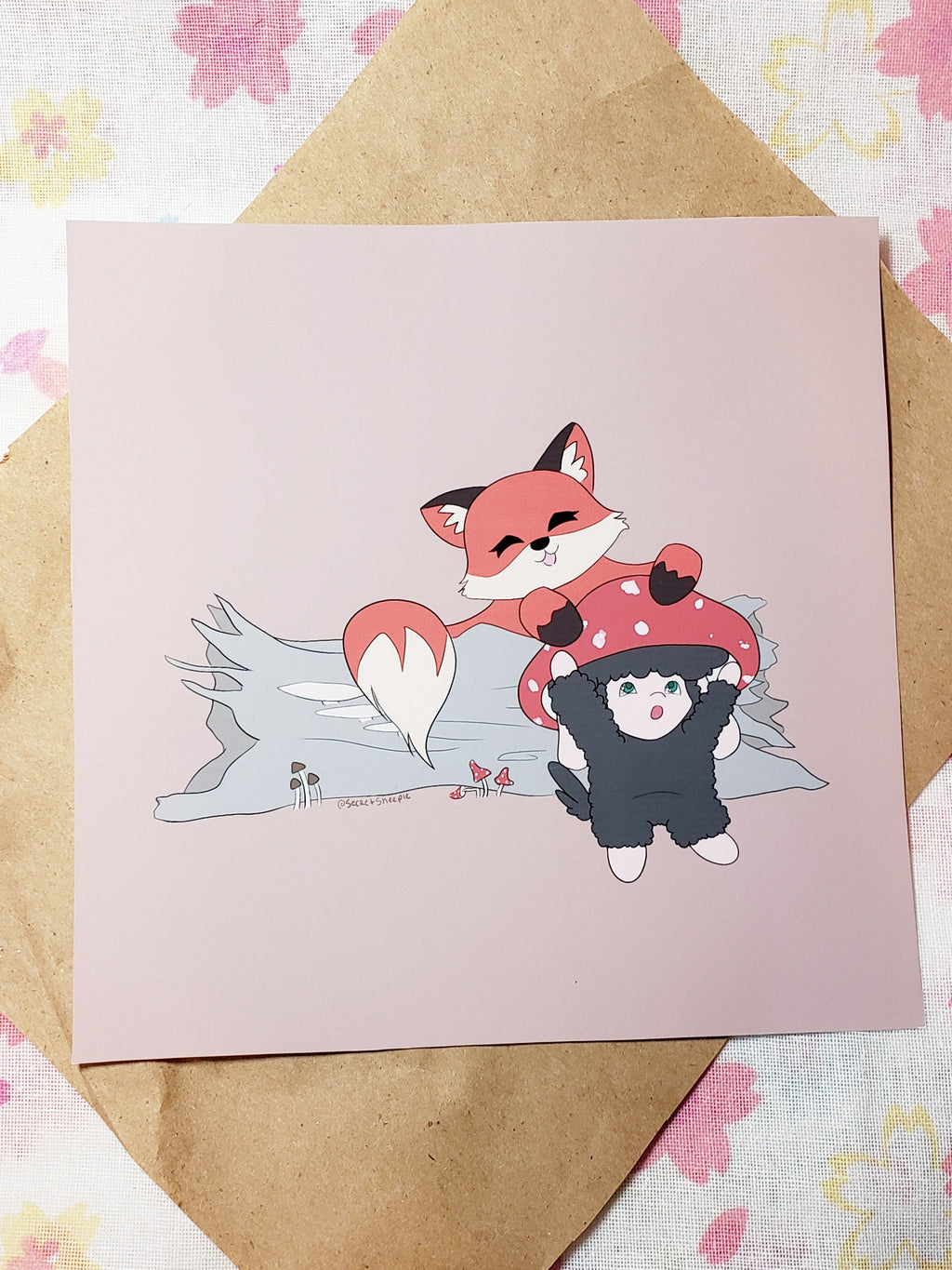 Forest Friends Duo Art Print