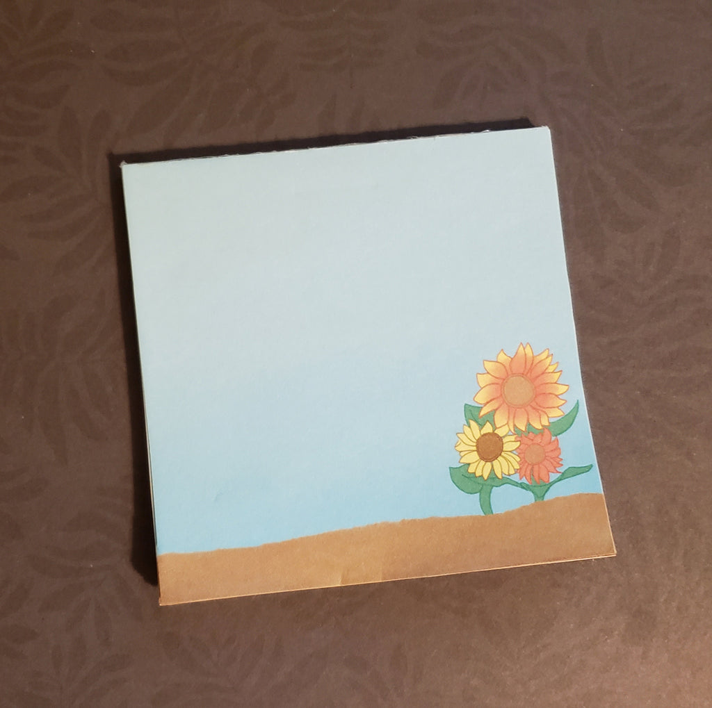 Sunflower Cozy Memo Pad
