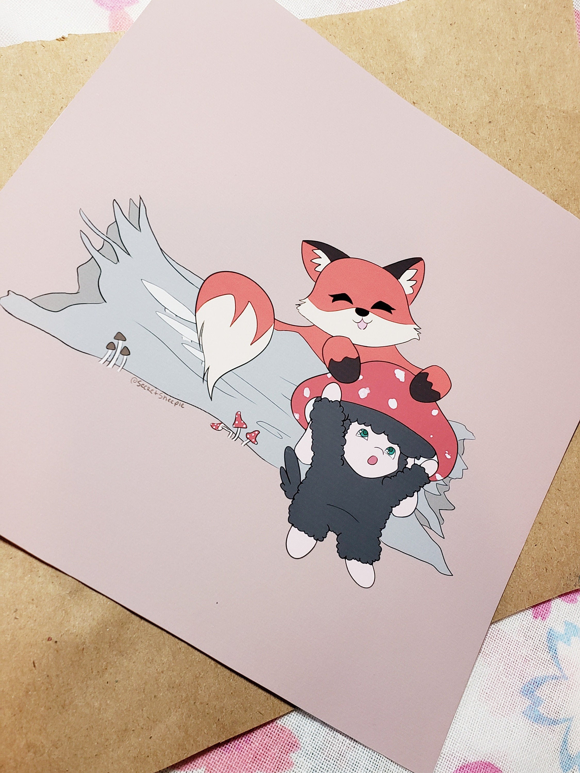 Forest Friends Duo Art Print