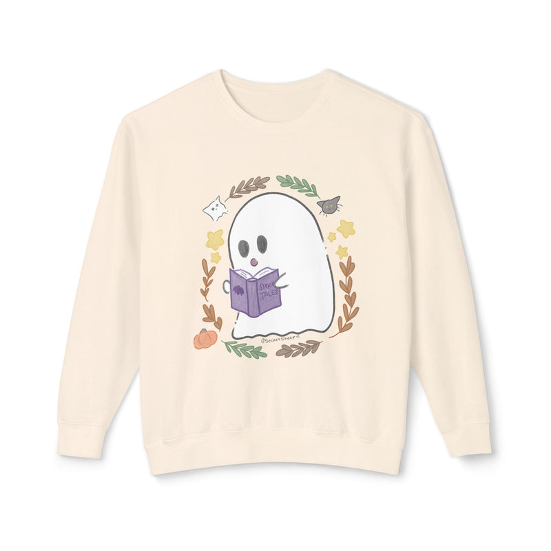 Ghostie Bookworm Cozy Crewneck
