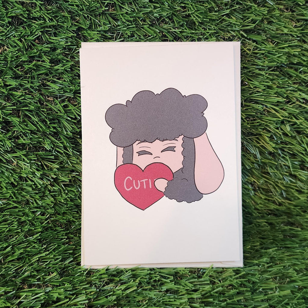 Cutie Blank Greeting Card