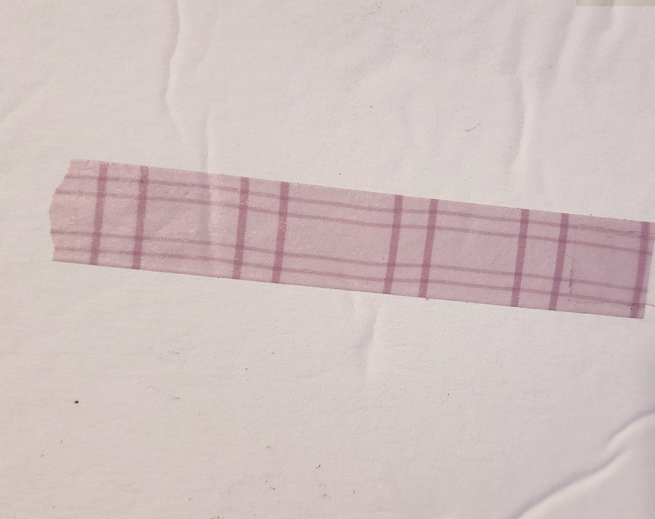 Cozy Pink Plaid Washi Tape