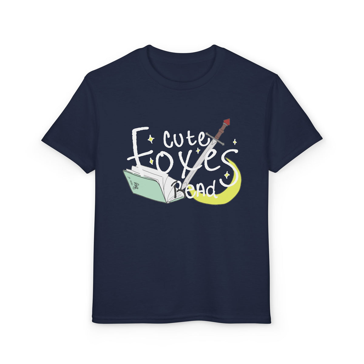 Cute Foxes Read Youth T-Shirt