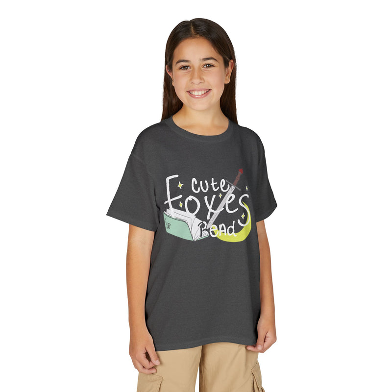 Cute Foxes Read Youth T-Shirt