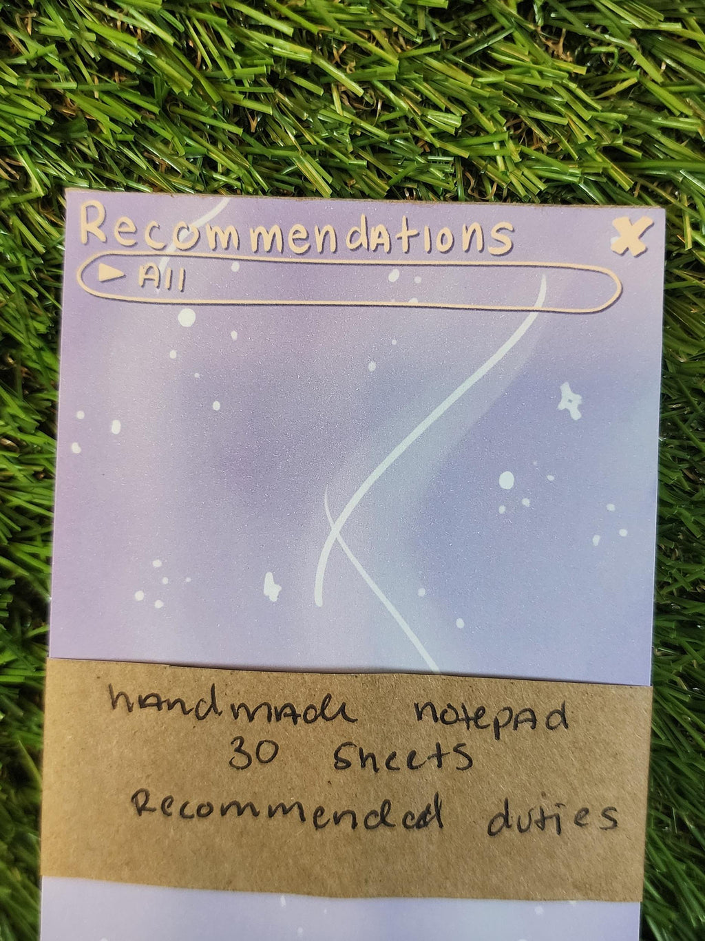 Duty Recommended Notepad