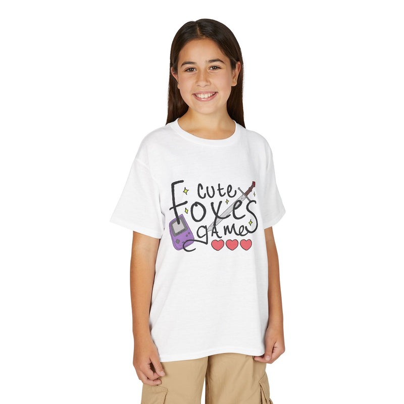 Cute Foxes Game Youth T-Shirt