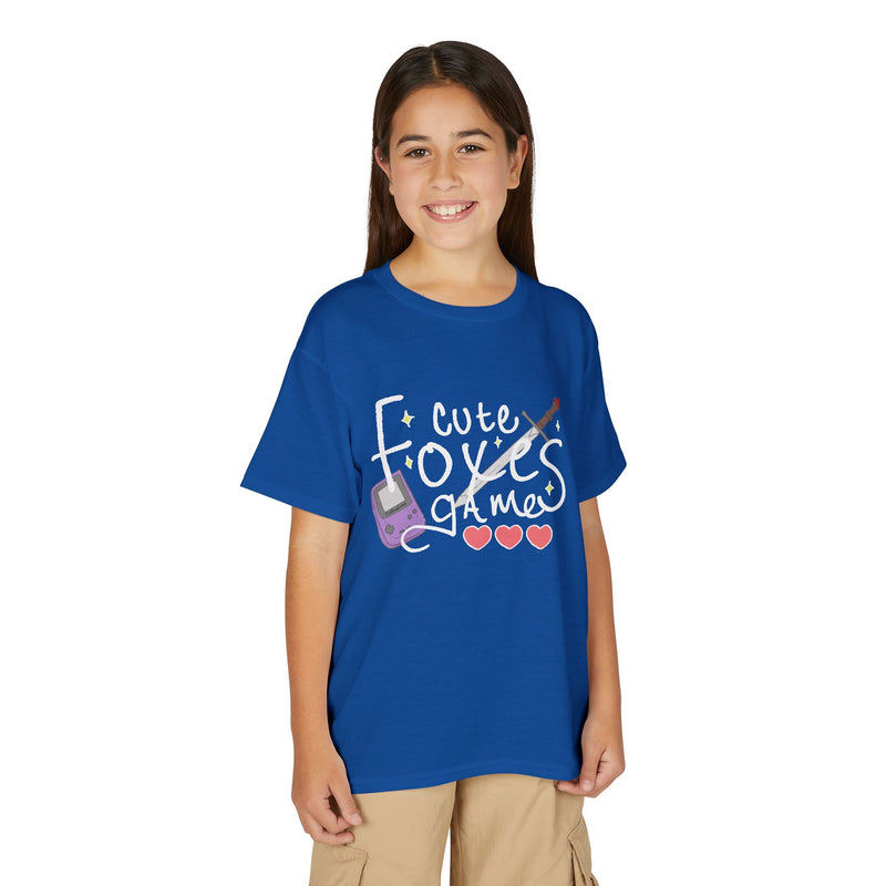 Cute Foxes Game Youth T-Shirt