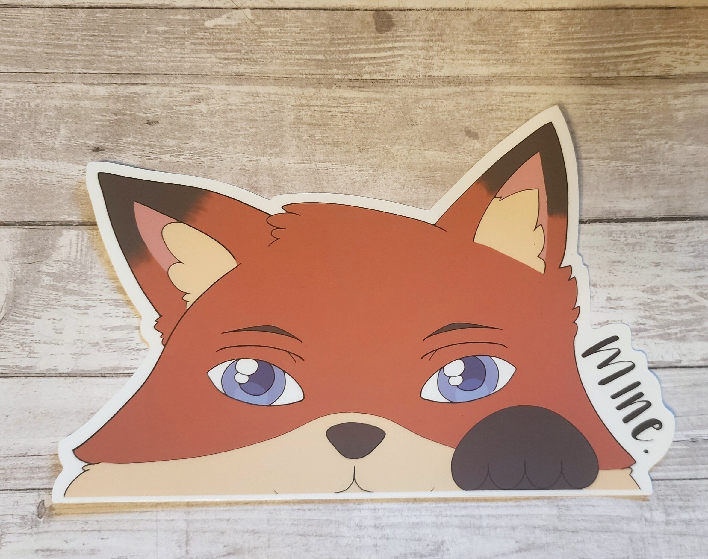 Foxy "Mine" Peeker Sticker