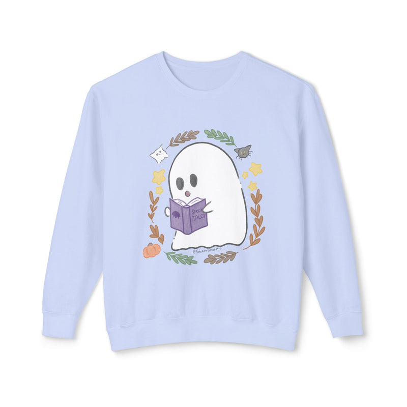 Ghostie Bookworm Cozy Crewneck