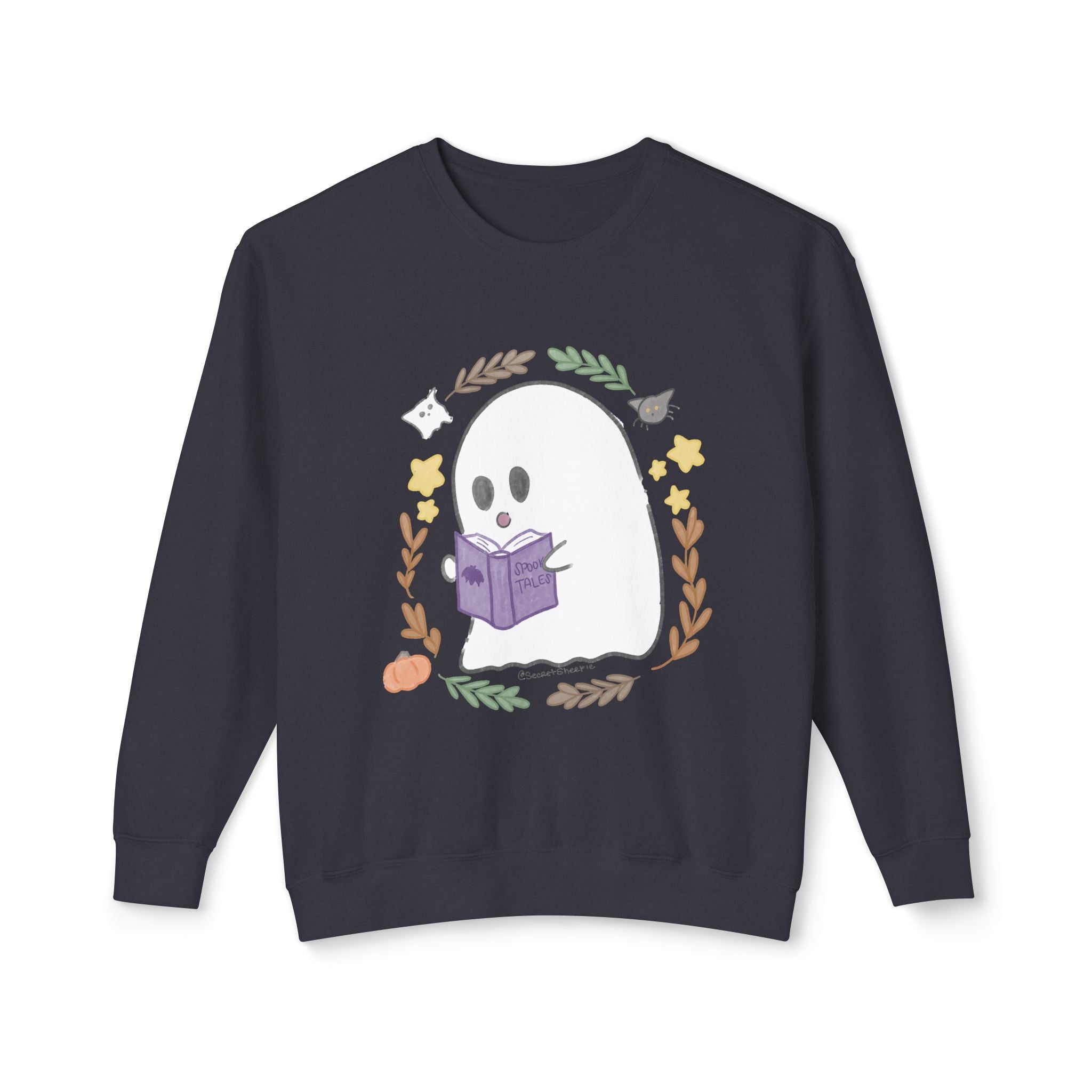 Ghostie Bookworm Cozy Crewneck