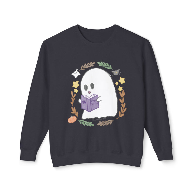 Ghostie Bookworm Cozy Crewneck