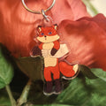 Loong Fox Acrylic Charm