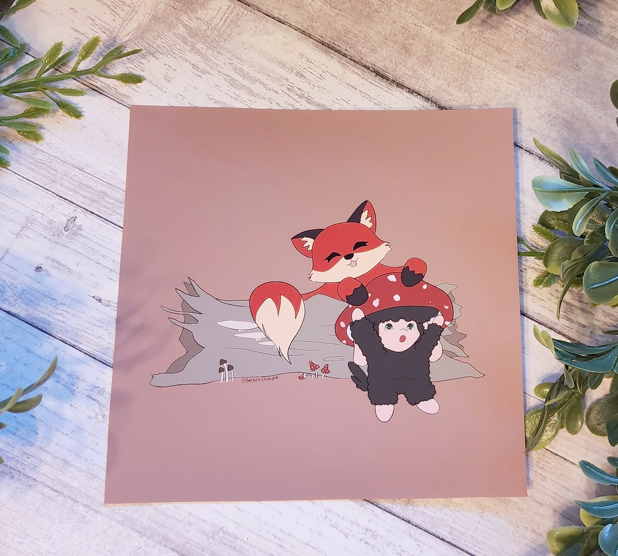 Forest Friends Duo Art Print