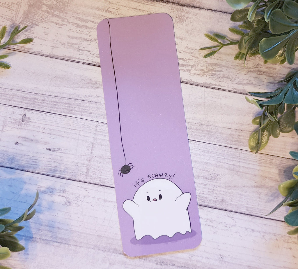 It's Scawry Ghost Bookmark