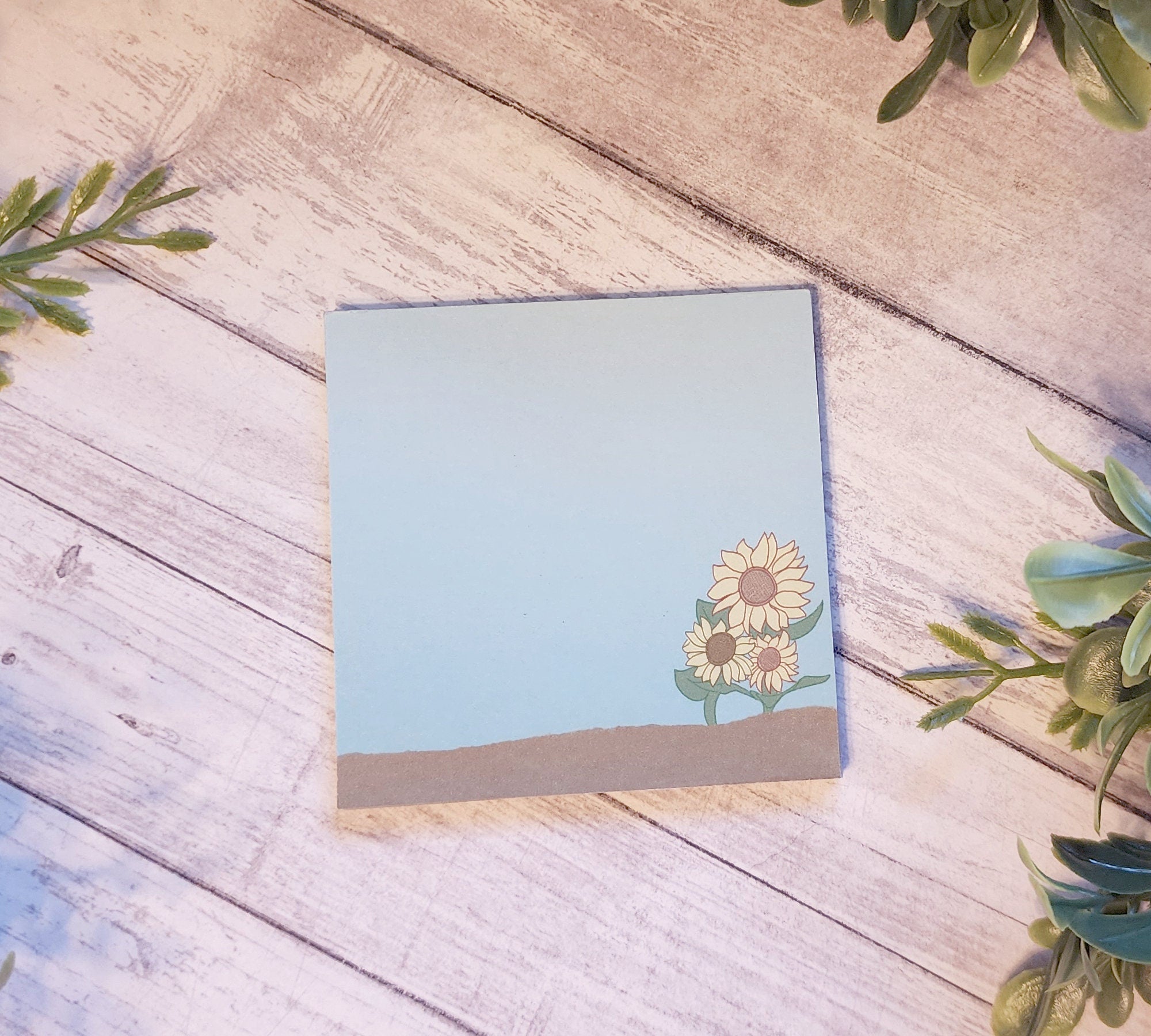 Sunflower Cozy Memo Pad