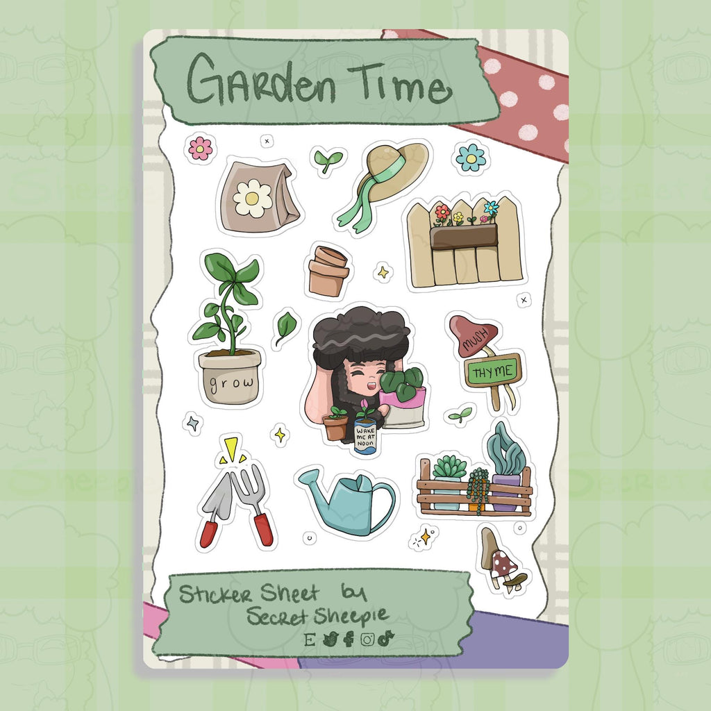 Garden Time Sticker Sheet