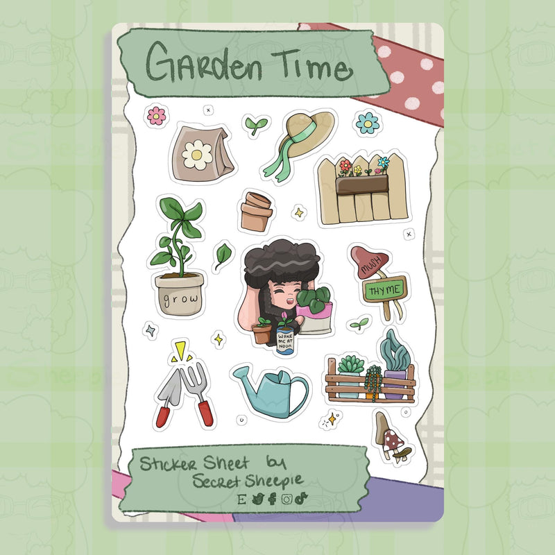 Garden Time Sticker Sheet