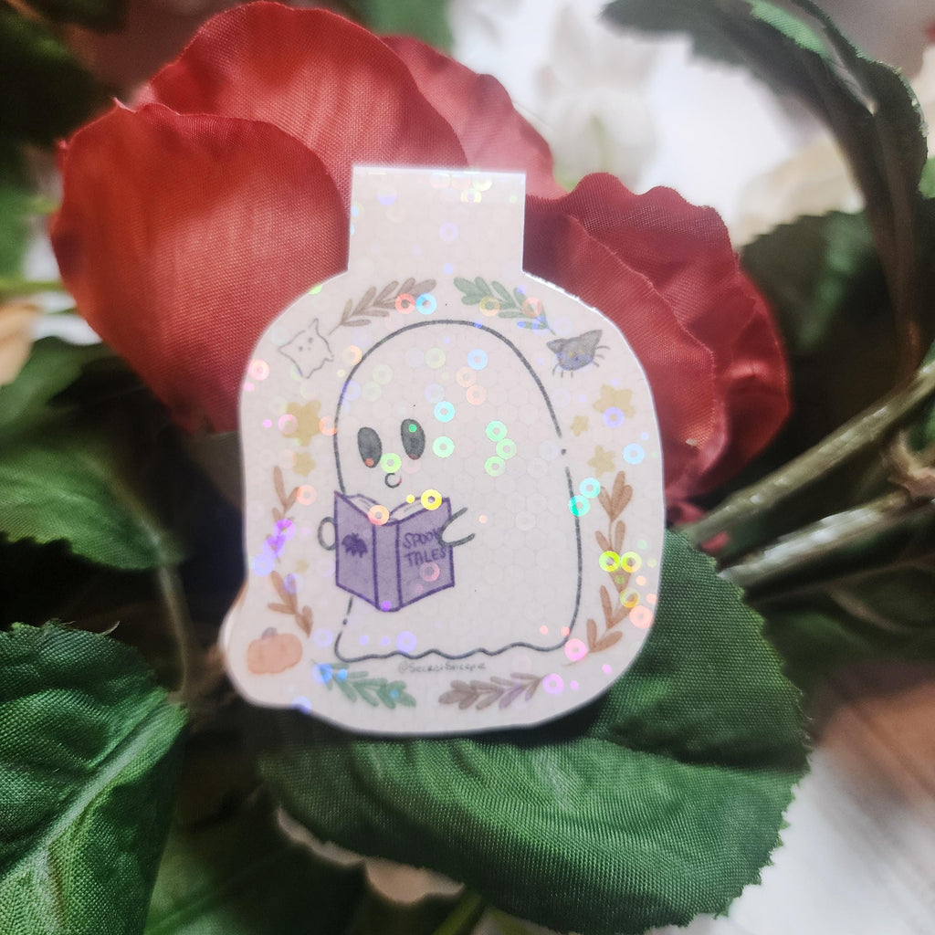 Ghostie Bookworm Magnetic Bookmark