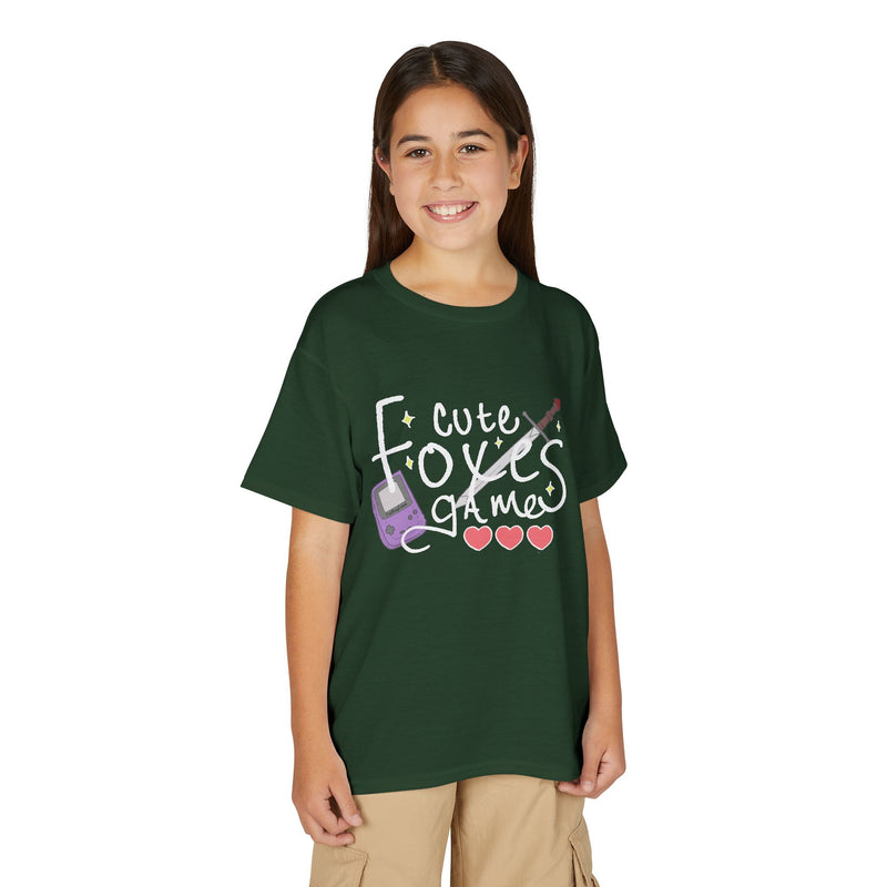 Cute Foxes Game Youth T-Shirt