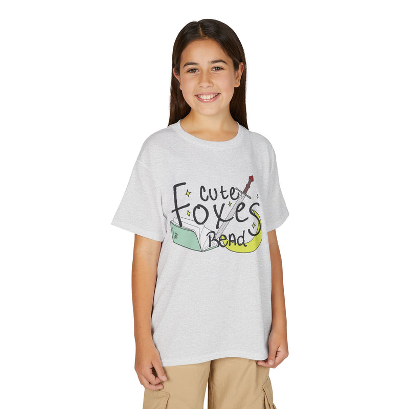 Cute Foxes Read Youth T-Shirt