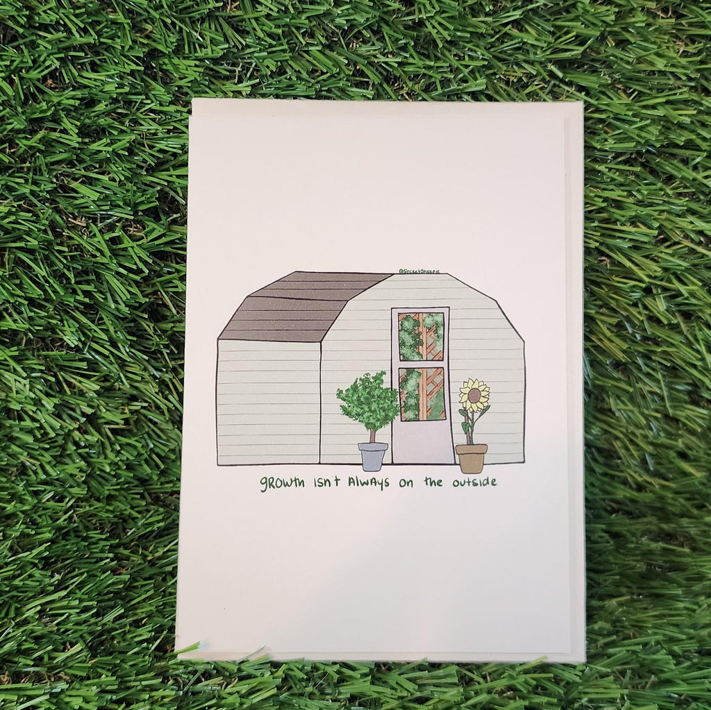 Cozy Greenhouse Greeting Card