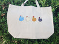 Cute Chickens Canvas Tote Bag